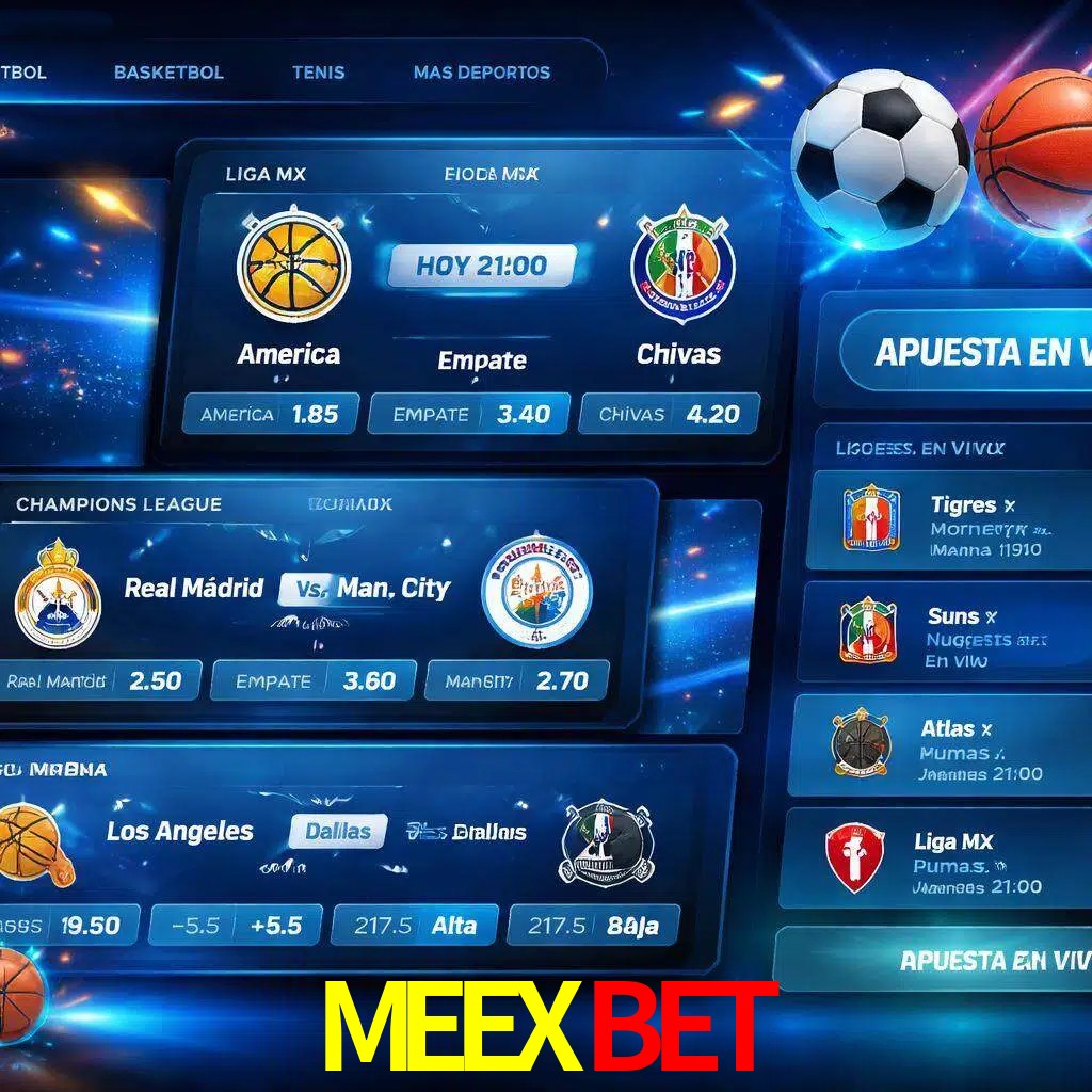 Mercados de apuestas deportivas MEEXBET para jugadores en México