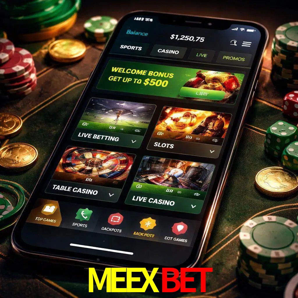 Diseño de juegos móviles MEEXBET para usuarios en México