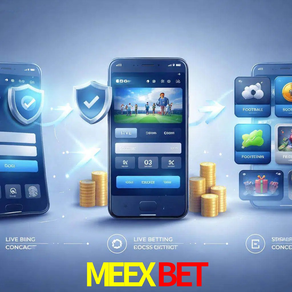 Pasos de acceso a la app MEEXBET en pantalla de teléfono móvil